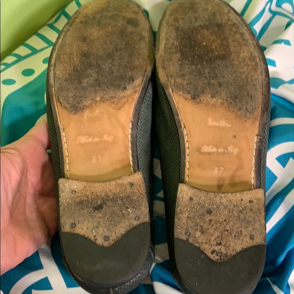 Paul Smith green penny loafers men only LADIES 37 - Picture 6 of 6